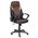 Компьютерное кресло INTER кож/зам/флок/ткань, коричневый, 36-36/6/TW-24 черный/черный