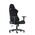 Кресло Barneo K-51 черная ткань черные вставки, газлифт 3кл, реклайнер игровое черный/черный
