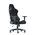 Кресло Barneo K-51 черная ткань серые вставки, газлифт 3кл, реклайнер игровое серый/черный