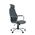 Кресло Barneo K-90 серая ткань, газлифт 3кл серый/хромированный металл