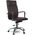 Кресло руководителя CLG-617 LXH-A коричневый, хром