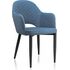 Купить Стул-кресло Vener голубой, черный, Цвет: голубой