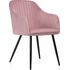 Купить Стул-кресло Slam розовый, черный, Цвет: розовый