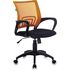Купить Кресло офисное Бюрократ CH-695N оранжевый, Цвет: оранжевый/черный