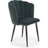 Купить Стул-кресло Halmar K386 темно-зеленый, черный, Цвет: темно-зеленый