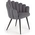 Купить Стул-кресло Halmar K410 серый, черный, Цвет: серый