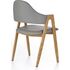 Купить Стул-кресло Halmar K247 серый, дуб медовый, Цвет: серый, фото 2