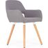 Купить Стул-кресло Halmar K283 серый, светлое дерево, Цвет: серый, фото 4