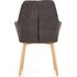 Купить Стул-кресло Halmar K287 темно-коричневый, бежевый, Цвет: темно-коричневый, фото 6