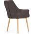 Купить Стул-кресло Halmar K287 темно-коричневый, бежевый, Цвет: темно-коричневый, фото 7