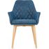 Купить Стул-кресло Halmar K287 темно-синий, бежевый, Цвет: темно-синий, фото 5