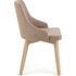 Купить Стул-кресло Halmar Toledo светлые ножки серо-коричневый, дуб сонома, Цвет: серо-коричневый, фото 4
