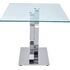 Купить Стол FT151B прямоугольный, металл, стекло, 160 x 90 см, Варианты цвета: прозрачный, фото 3