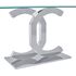 Купить Стол FT151B прямоугольный, металл, стекло, 160 x 90 см, Варианты цвета: прозрачный, фото 4