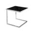 Купить Стол журнальный Deco SQ прямоугольный, металл, стекло, 50 x 48 см, Варианты цвета: черный, фото 6