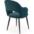 Купить Стул-кресло Halmar K364 темно-зеленый, черный, Цвет: темно-зеленый, фото 5