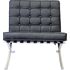 Купить Кресло Barcelona Chair, экокожа, черный, Цвет: черный, фото 3