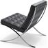Купить Кресло Barcelona Chair, экокожа, черный, Цвет: черный, фото 5