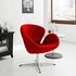 Купить Кресло Swan Chair, кашемир, красный, Цвет: красный, фото 5