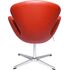 Купить Кресло Swan Chair, кожа, красный, Цвет: красный, фото 3