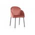 Купить Стул-кресло Enzo розовый/черный, Цвет: серо-розовый