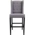 Купить Барный стул Skipton 2 серый, черный, Цвет: серый, фото 2