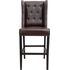 Купить Барный стул Skipton PU коричневый, черный, Цвет: коричневый, фото 2