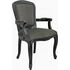 Купить Стул-кресло Gran arm black серо-коричневый, черный, Цвет: серо-коричневый