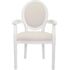 Купить Стул-кресло Volker arm white бежевый, белый, Цвет: бежевый, фото 2