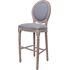 Купить Барный стул Filon серый, натуральный, Цвет: серый, фото 4