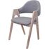 Купить Стул-кресло Bento серый, коричневый, Цвет: серый, фото 4