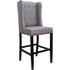 Купить Барный стул Skipton 2 серый, черный, Цвет: серый