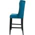 Купить Барный стул Skipton velvet сине-зеленый, черный, Цвет: сине-зеленый, фото 3
