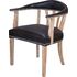 Купить Стул-кресло Tanner black leather черный, натуральный, Цвет: черный, фото 3