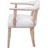 Купить Стул-кресло Tanner white leather белый, натуральный, Цвет: белый, фото 4