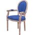 Купить Стул-кресло Volker arm фиолетовый, натуральный, Цвет: фиолетовый, фото 3