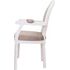 Купить Стул-кресло Volker arm white коричневый, белый, Цвет: коричневый, фото 3