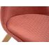 Купить Стул Jerry Soft велюр с узором розовый, светлое дерево, Цвет: розовый, фото 5