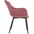 Купить Стул-кресло Remo розовый, черный, Цвет: розовый, фото 2