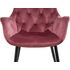 Купить Стул-кресло Remo розовый, черный, Цвет: розовый, фото 4