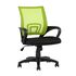 Купить Кресло офисное TopChairs Simple зеленый, Цвет: зеленый/черный