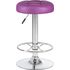Купить Табурет барный 5008 фиолетовый, хром, Цвет: фиолетовый