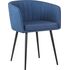 Купить Стул-кресло 7304 синий, черный, Цвет: синий