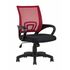 Купить Кресло офисное TopChairs Simple красный, Цвет: красный/черный