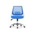Купить Компьютерное кресло Ergoplus бежевый, хром, Цвет: синий, фото 2