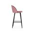 Купить Барный стул Zefir розовый, черный, Цвет: розовый, фото 3