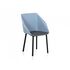 Купить Стул-кресло Donato голубой/черный, Цвет: голубой