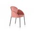 Купить Стул-кресло Enzo розовый/черный, Цвет: серо-розовый, фото 2