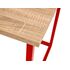 Купить Стол Board 160*70 дуб сонома/красный, Варианты цвета: дуб Сонома, фото 4