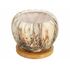 Купить Кашпо Marble керамика с деревянной подставкой, Цвет: золотистый, фото 2
